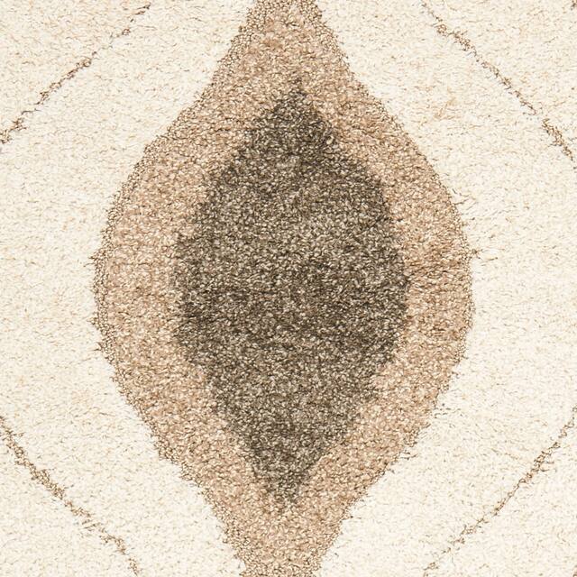 SAFAVIEH Florida Shag Bertille Geometric 1.2-inch Thick Rug