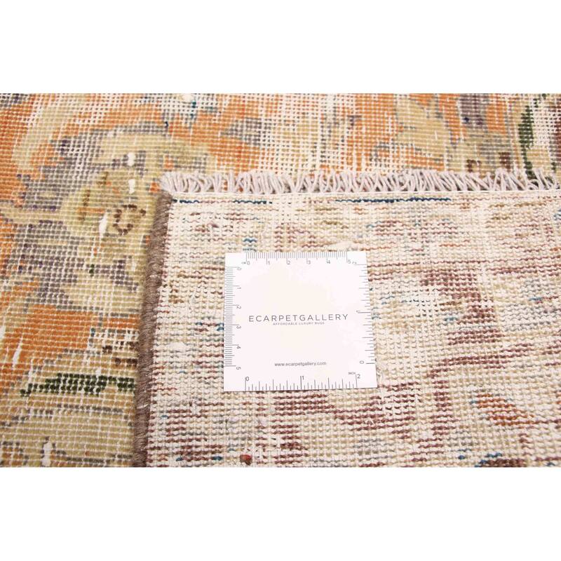 ECARPETGALLERY Hand-knotted Antalya Vintage Burnt Orange Wool Rug - 8'0 x 11'1