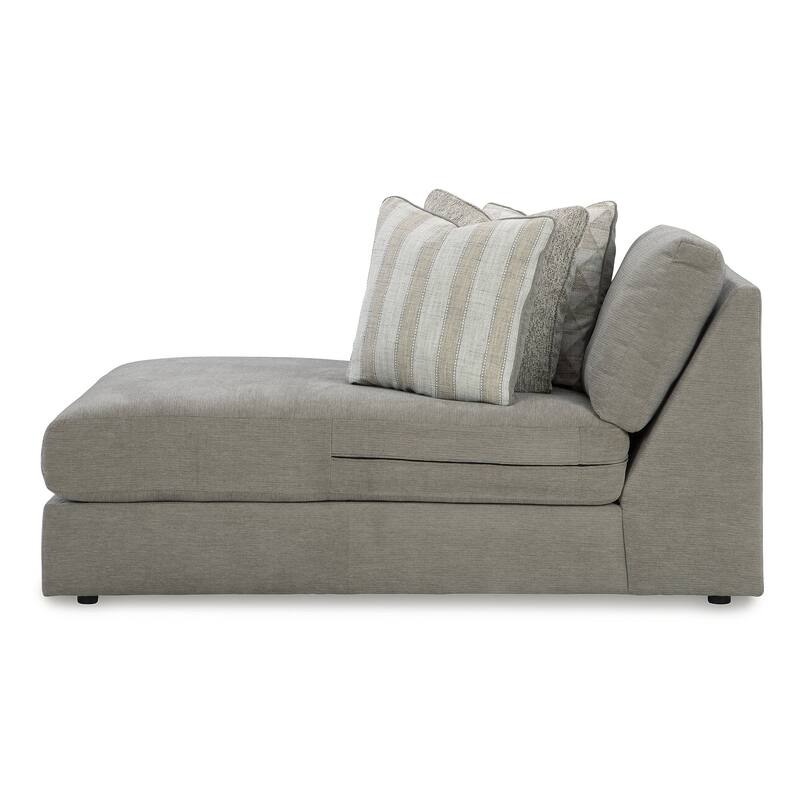 Signature Design by Ashley Avaliyah Gray 3-Piece Sectional with Chaise - 127" W x 68" D x 37" H