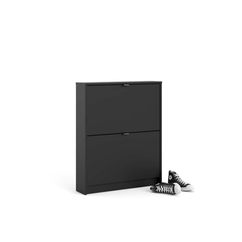 Porch & Den Cambria 2-Drawer Shoe Cabinet