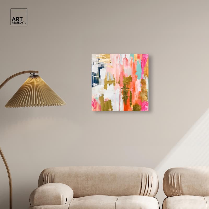Exuberant Hues I Canvas by Art Remedy, Gallery Wrapped