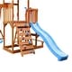Thumbnail 5, ALEKO Outdoor Playset with Canopy, Slide, Swing, Monkey Bar, Climbing Wall - Multicolor. Changes active main hero.