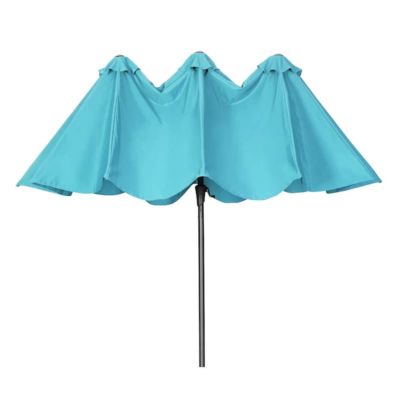 Ainfox 15Ft Patio Umbrella with Crank Without Base