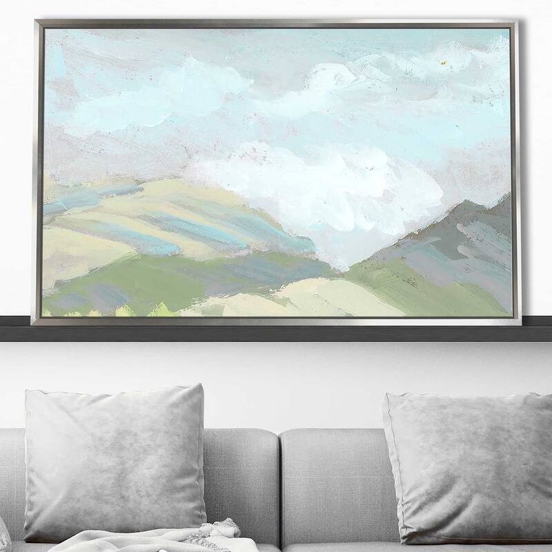 "Hill View" Print on Floating Canvas