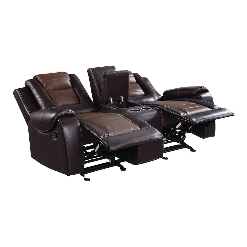 Mischa Double Glider Reclining Love Seat