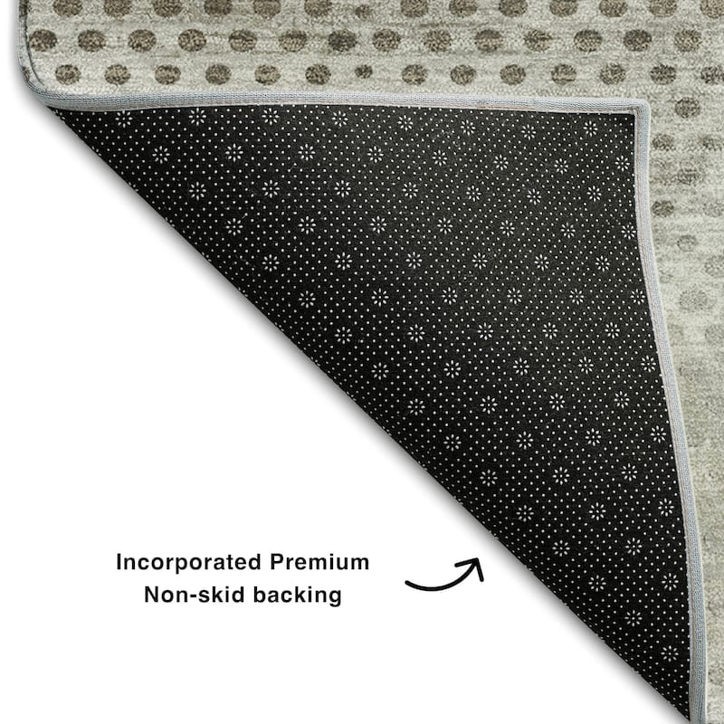 Premium Washable Super Soft Modern Diamonds Mayfield Rug