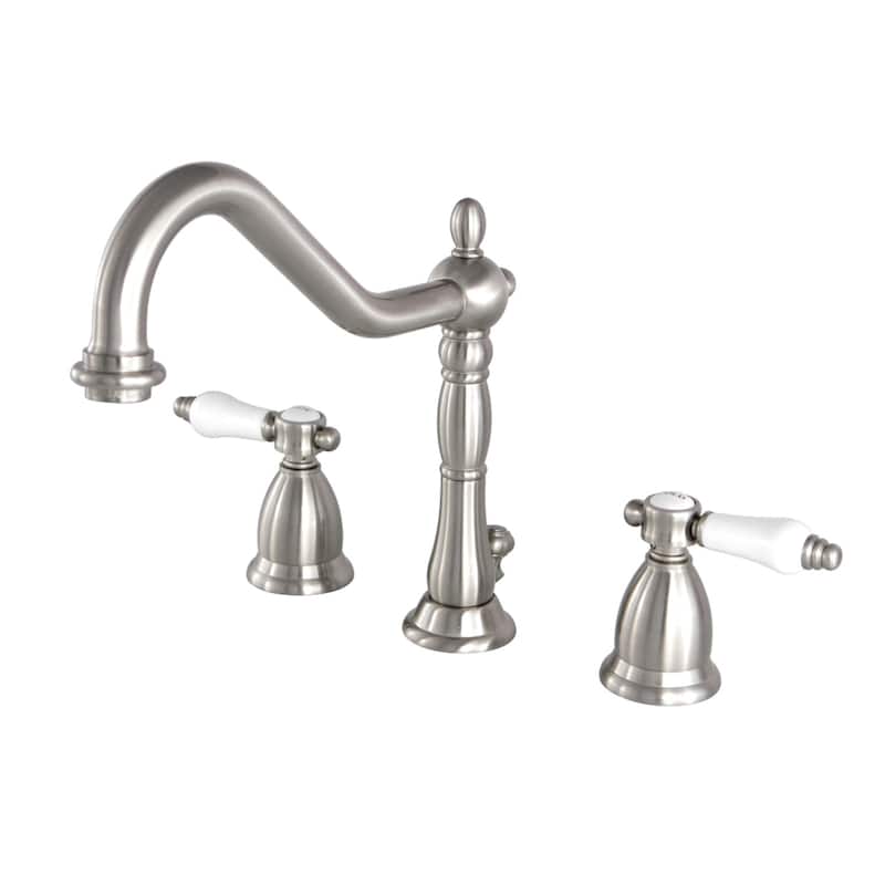 Kingston Brass Victorian Porcelain Widespread Bathroom Faucet