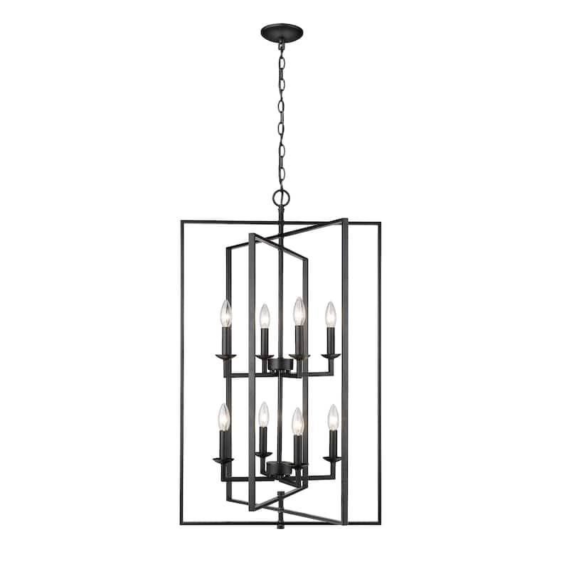 Millennium Lighting Nellis 8 Light Pendant Fixture in Multiple Finishes - Matte Black