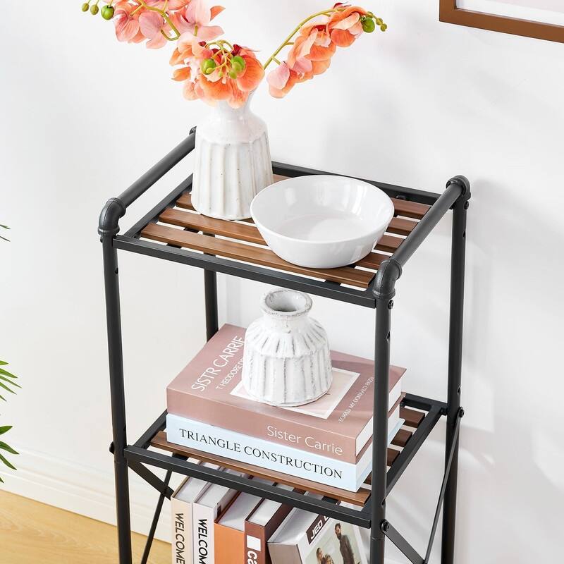 Storage Rack Shelving Unit - 15.55"D x 11.61"W x 29.48"H