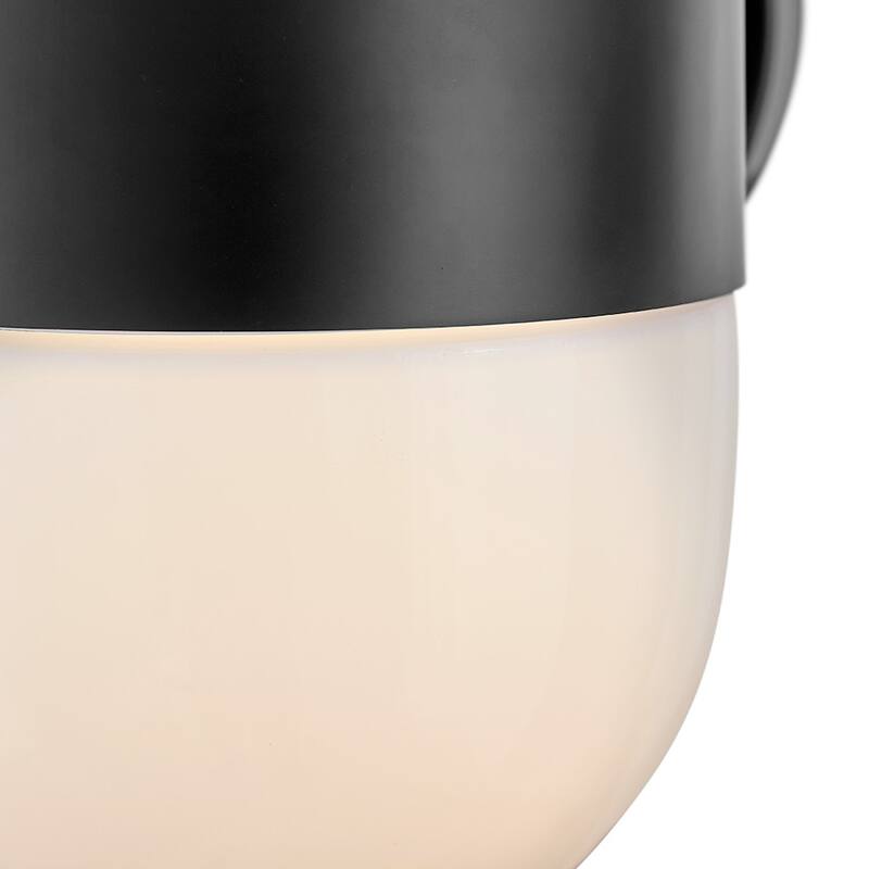 Lark 82090 Bardi 1 Light 10" Tall Outdoor Wall Sconce with Cased Opal