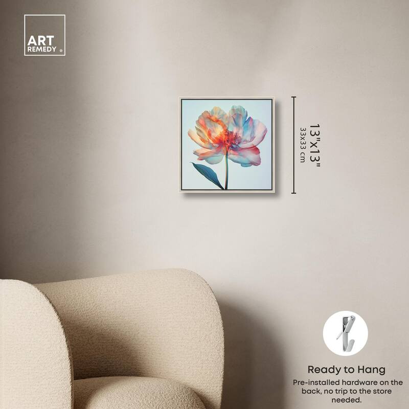 Peony Phases Canvas by Art Remedy