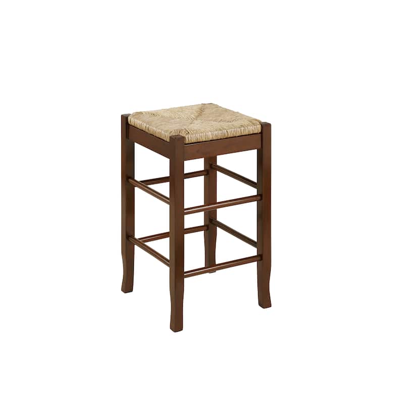SQ Rush Backless Wood 24-inch Counter Stool