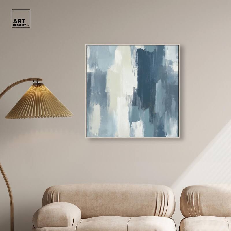 Blue Union Canvas by Art Remedy