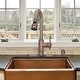 preview thumbnail 11 of 15, Copper Kitchen Faucet with Single Level handle and Pull Down Sprayer