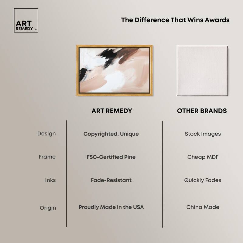 Swirls of Cream II Canvas by Art Remedy