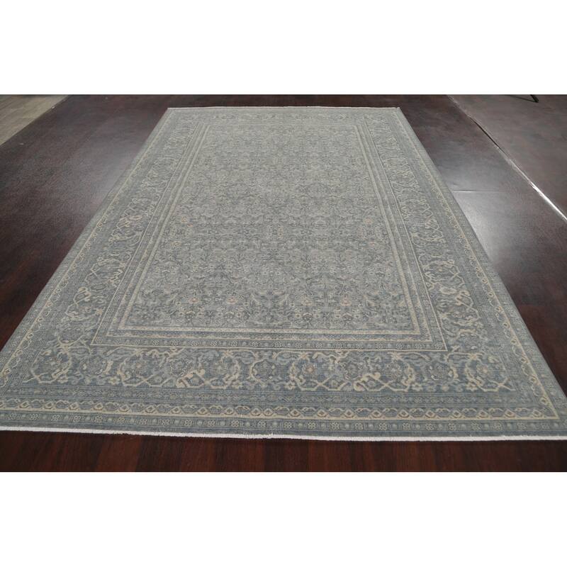 Geometric Traditional Ziegler Turkish Dining Room Area Rug Wool Carpet - 6'7" x 9'10"