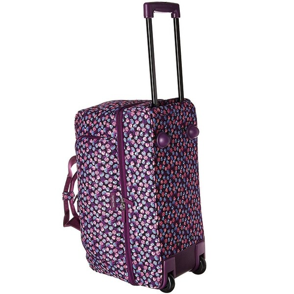 vera bradley carry on suitcase