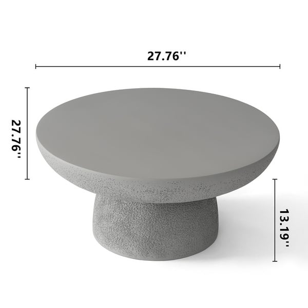 dimension image slide 1 of 3, Round Coffee Tables Accent Center Table