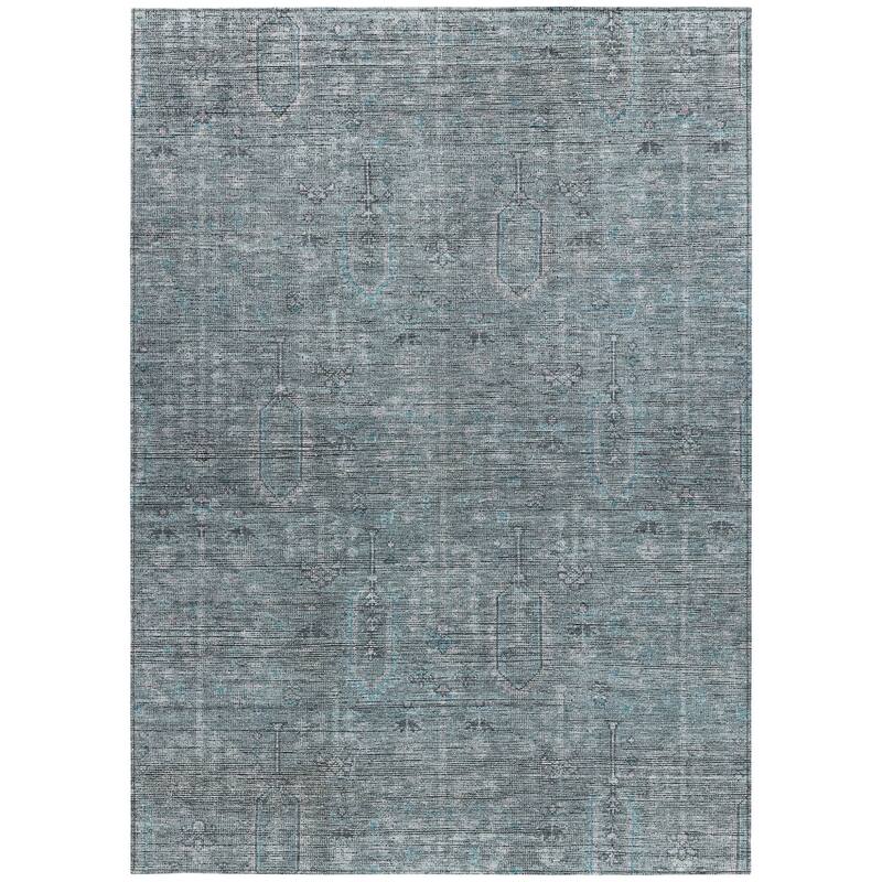 HomeRoots Southwestern Transitional Rectangle Outdoor Rug