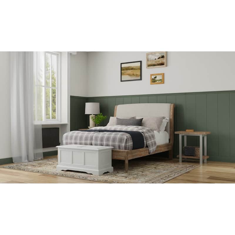 Devonshire Antique Ivory Blanket Chest