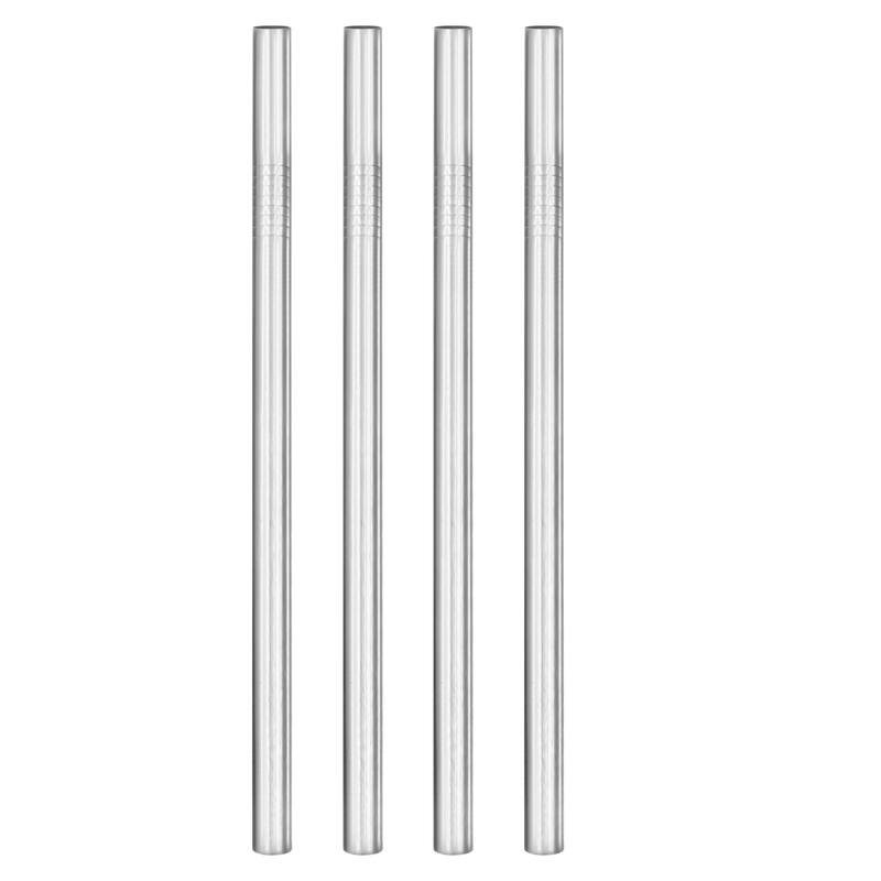 8.46" Long Stainless Steel Straight Straws for Travel Mugs