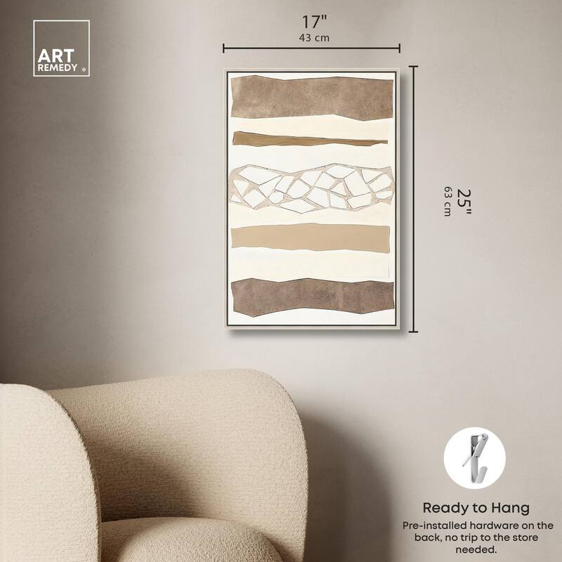 Relief Rifts I Canvas by Art Remedy
