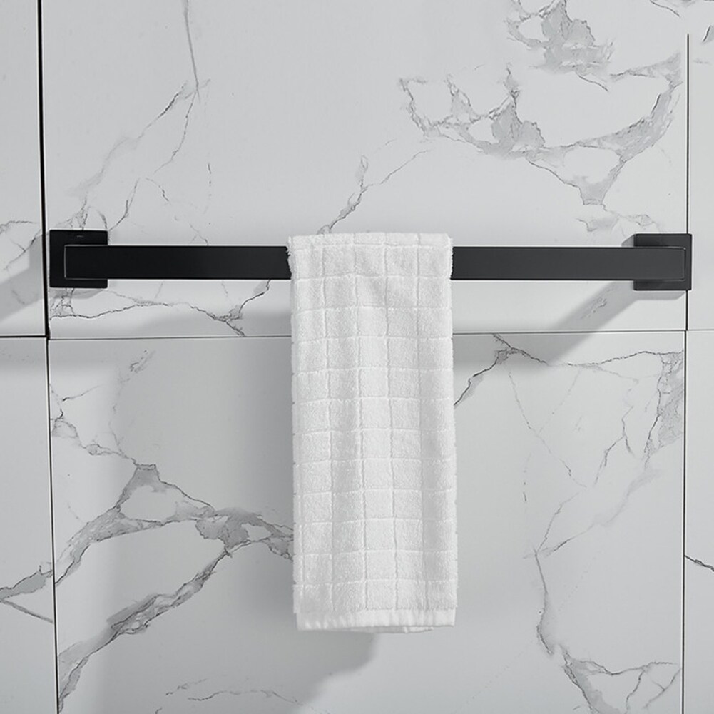Adhesive Bathroom Hardware Set Towel Shelf Holder Rack Robe Hook