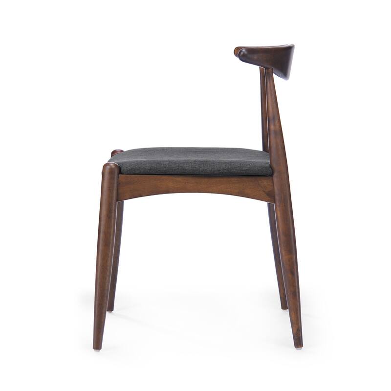 Francie Mid-Century Modern Dining Chairs (Set of 2) by Christopher Knight Home - 20.50" W x 20.25" L x 29.75" H