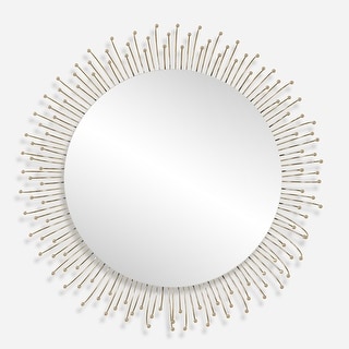 Uttermost Aga Round Gold Mirror - 31'' H X 31'' W X 5.5'' D