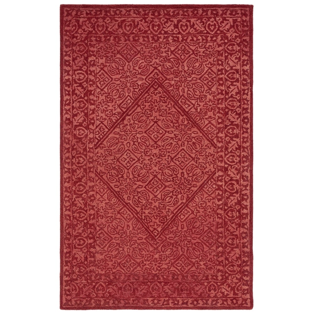 SAFAVIEH Handmade Dip Dye Ibtissam Watercolor Vintage Boho Wool