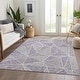 preview thumbnail 1 of 7, Machine Washable Indoor/ Outdoor Chantille Mosaic Geometric Rug Purple - 10' x 14'