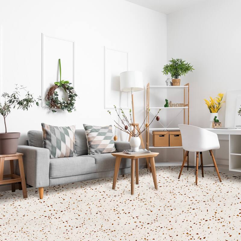 Sorbus 120 Sq. Ft. Wood Grain Floor Tiles Foam Mat EVA Interlocking Mats Tile 3/8-Inch Thick Flooring Wood Puzzle Exercise Mats