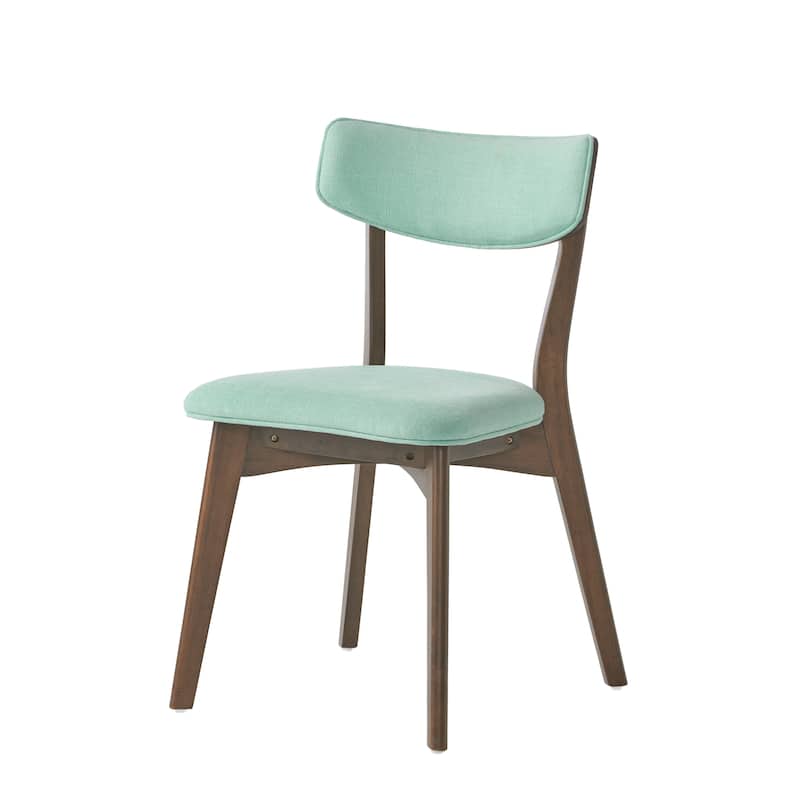 Christopher Knight Home - Megann Mid-Century Modern 5-Piece Rectangular Wood Dining Set with Upholstered Chairs
