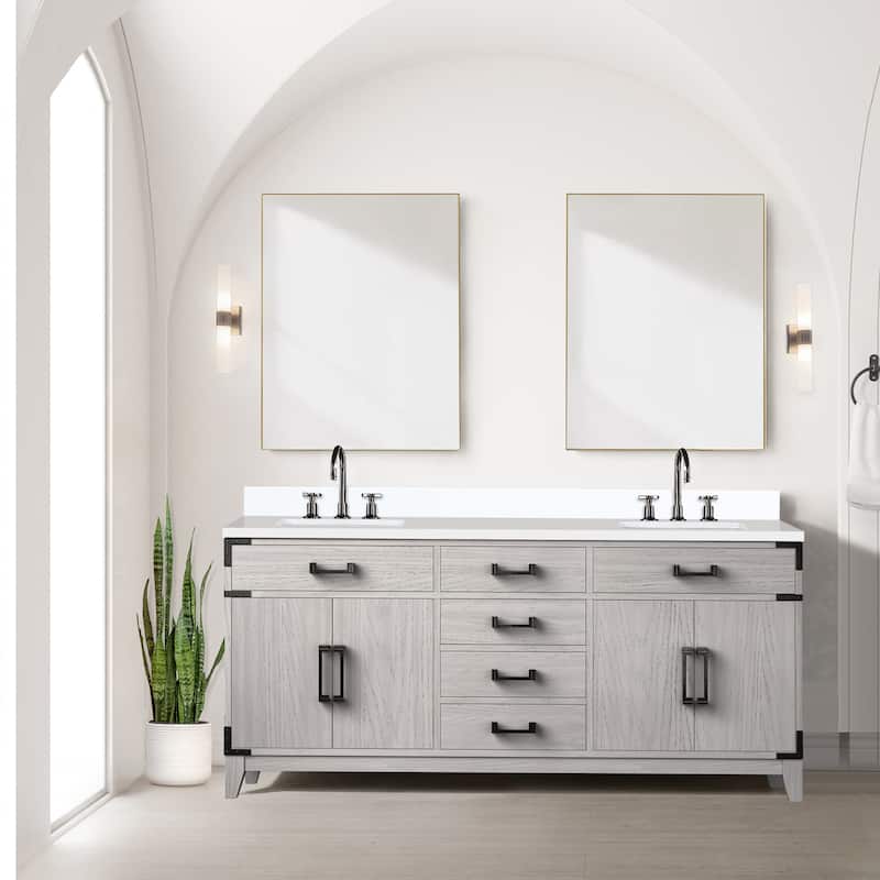 Laurel Bath Vanity with Cultured Marble Top and Sink