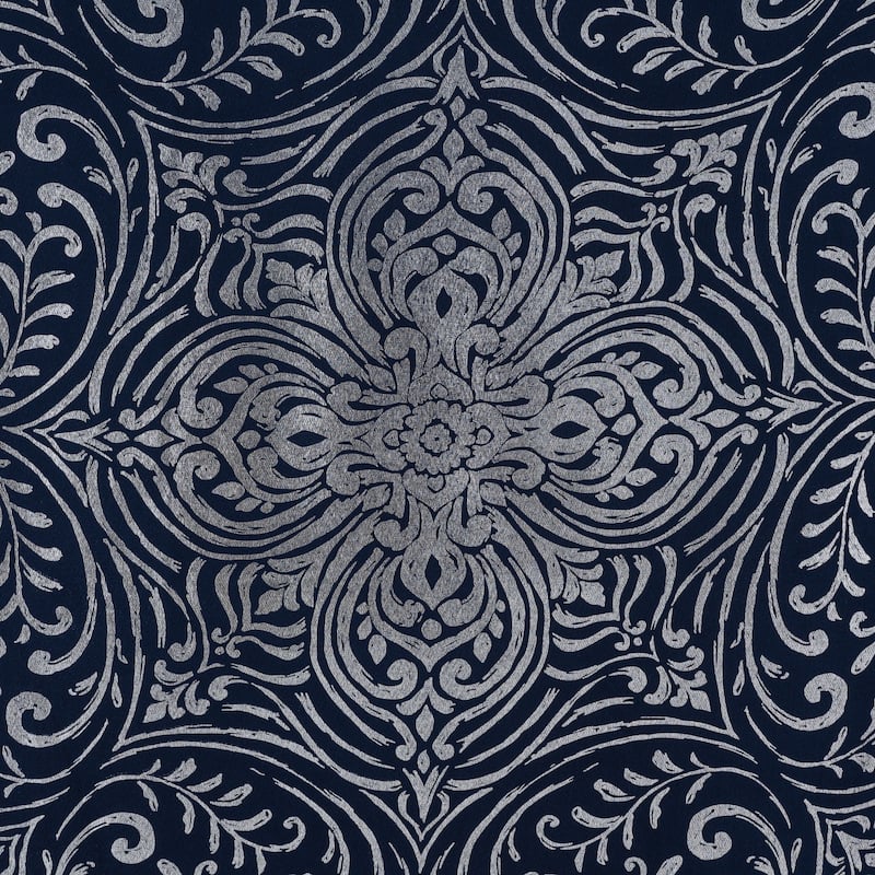 Helena Foil Privacy Window Curtain
