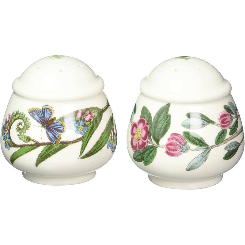 Portmeirion Botanic Garden Salt and Pepper Shakers Set - 2 oz - 2 oz - Assorted Floral Design