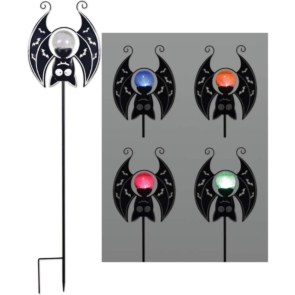 "Jade", The Solar Bat Garden Stake