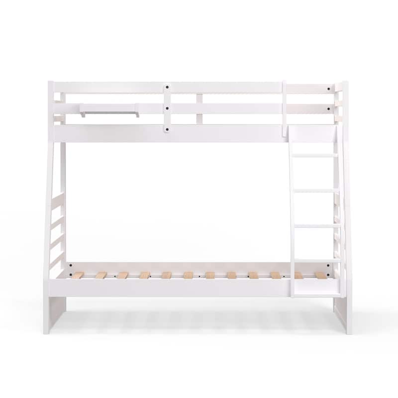 Plana Wood Bunk Bed and Hanging Nightstand