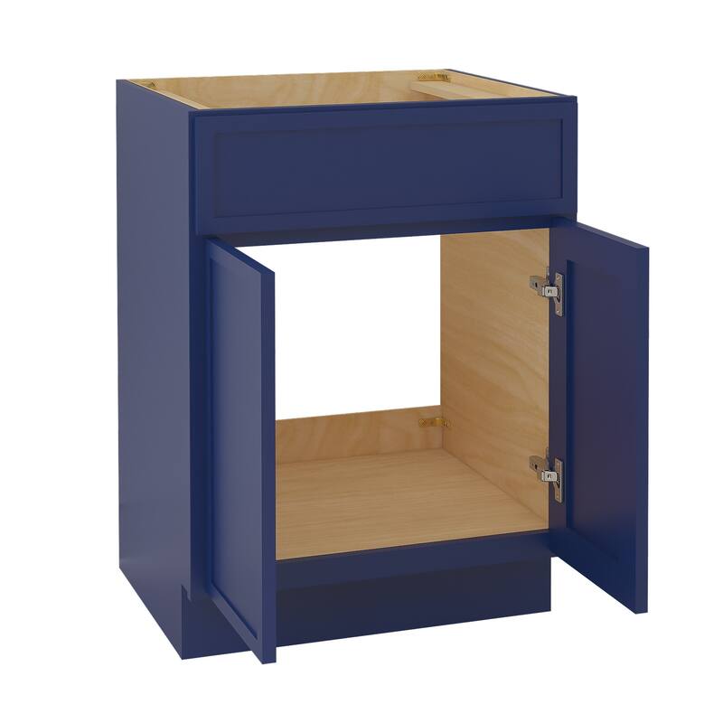 Vanity Art 24" Freestanding Single Base Storage Cabinet with Soft Close Doors