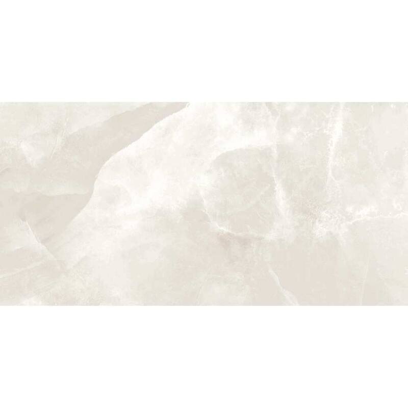 The Tile Life Geo Lust 12x24 White Porcelain Floor & Wall Tile