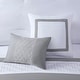 preview thumbnail 31 of 40, 510 Design Powell Navy/ White 8 Piece Embroidered Comforter Set