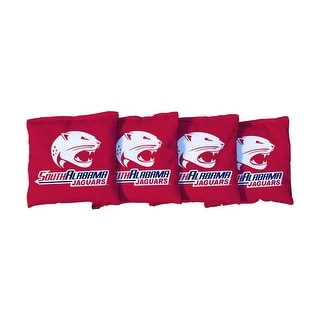 South Alabama Red Cornhole Bags