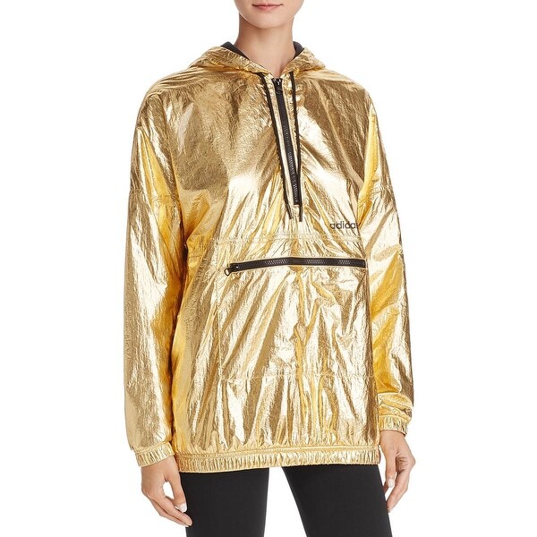 adidas metallic jacket