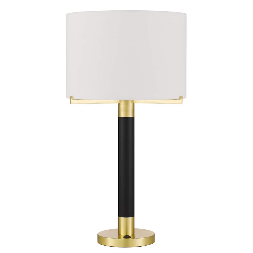 Goldston 27.5" Height Antique Brass Metal Table Lamp - One Size