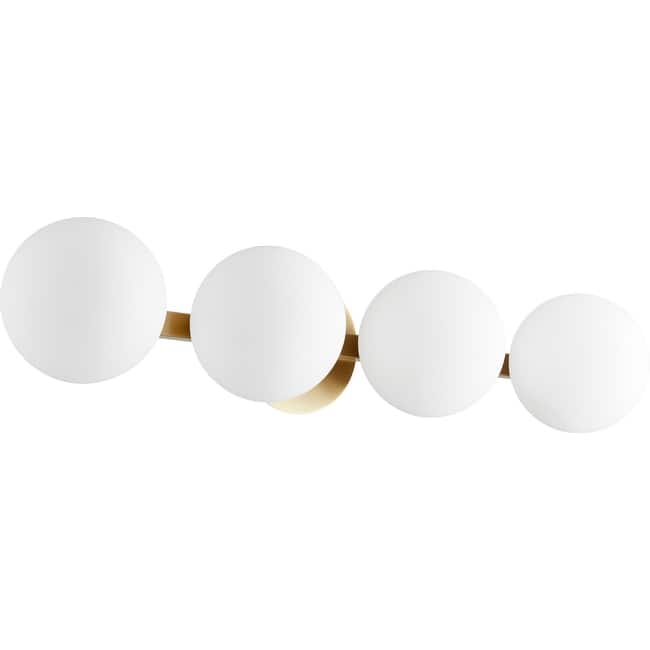 Quorum International 4 Light 29-3/4" Wide Bathroom Vanity Light