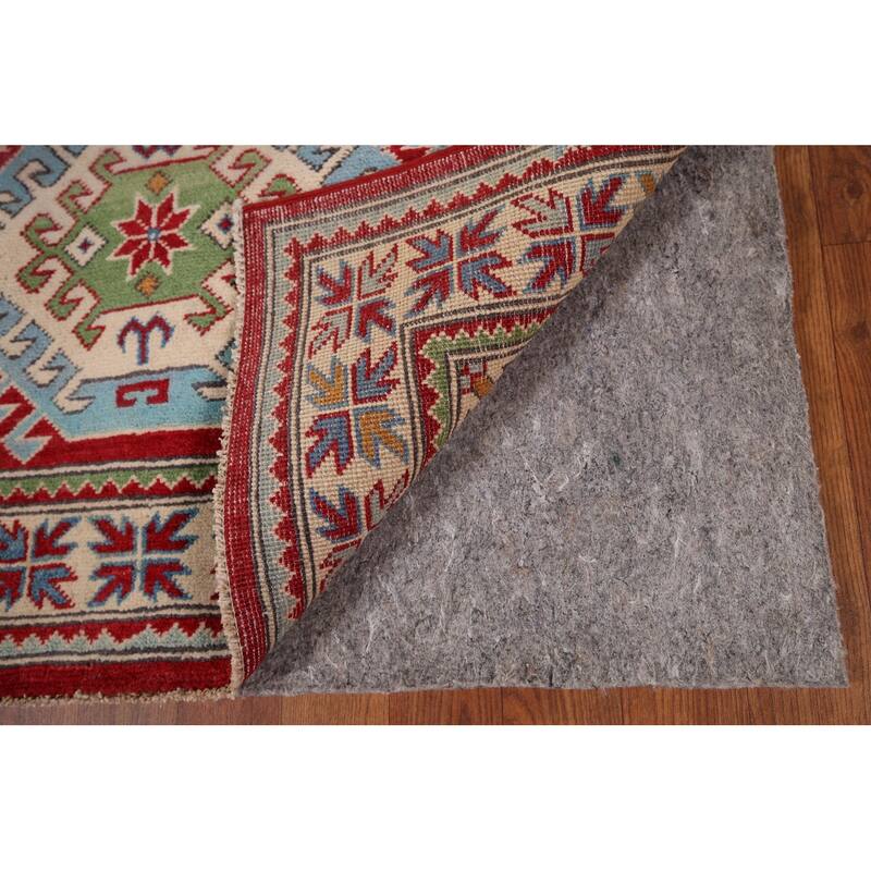 Kazak Oriental Accent Rug Handmade Traditional Foyer Wool Carpet - 3'2" x 5'1"