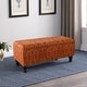 preview thumbnail 16 of 48, Copper Grove Muscari Upholstered Storage Bench with Nailhead Trim