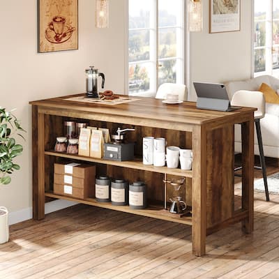 3 Tier Home Bar Unit Mini Bar Table Height Pub Table