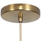 preview thumbnail 9 of 8, Uttermost Murmur Woven Brass 1 Light Pendant - N/A