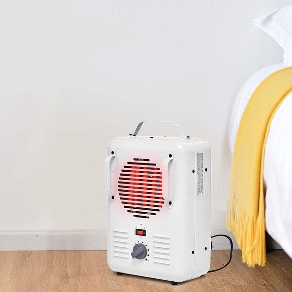 Costway Electric Portable Utility Space Heater Thermostat Room 1500W Air Heating Wall